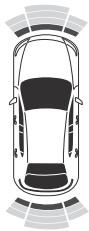 MAZDA CX-30 (2019) - ▼ Plage de détection du capteur - 12
