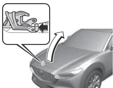 MAZDA CX-30 (2019) - ▼ Ouverture du capot - 2