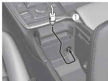 MAZDA CX-30 (2019) - Connexion de la prise des accessoires - 1