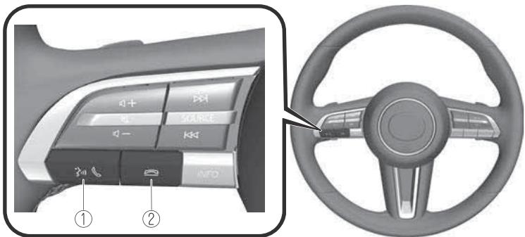 MAZDA CX-30 (2019) - ▼ Fonctionnement à l'aide de la fonction de reconnaissance vocale - 1