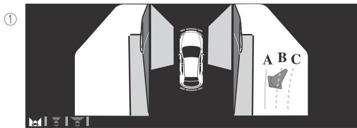 MAZDA CX-30 (2019) - Comment utiliser la fonction de lignes de trajectoire anticipée du véhicule - 1