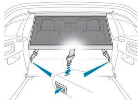 PEUGEOT 5008 (2024) - Filet de retenue de charge haute - 2