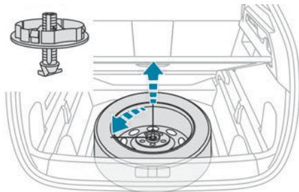 PEUGEOT 5008 (2024) - Accès à la roue de secours - 5
