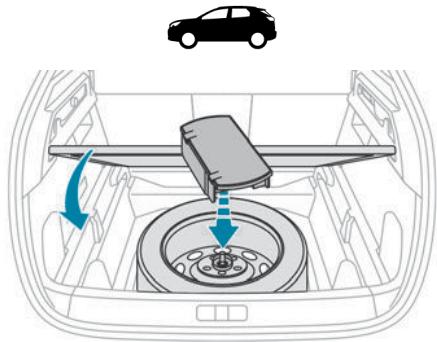 PEUGEOT 3008 (2024) - Remise en place de la roue de secours - 2