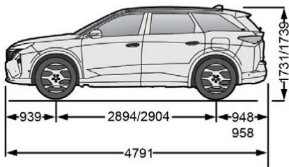 PEUGEOT 3008 (2024) - Masses et charges remorquables - 7