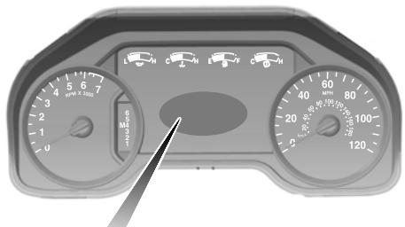 FORD F-150 (2018) - Commandes de l'écran d'information (type 3) (Selon - 1