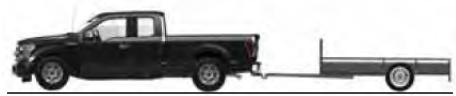 FORD F-150 (2018) - Étape 1: Positionnéz le vehicule et la remorque - 1
