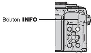 OLYMPUS EM10MARKIV - Modifier l'affichage des informations - 1