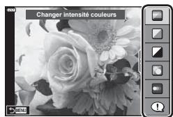 OLYMPUS EM10MARKIV - Pour ajuster les réglages de la prise de vue, affichez le Live Guide en appuyant sur le bouton 📂. - 2