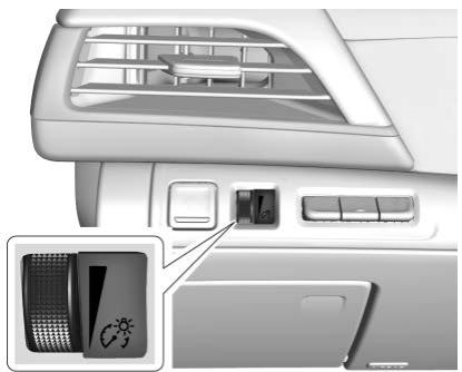 CADILLAC CT6 (2019) - Commande déclairage de tableau de bord - 1
