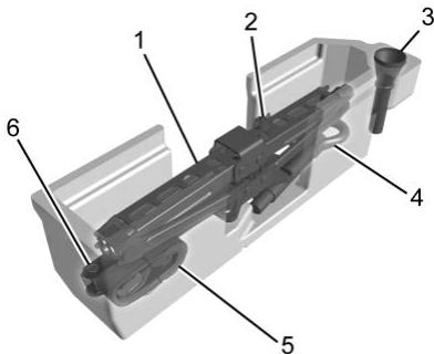 CADILLAC CT6 (2019) - Dépose du pau de secours et des outils - 2