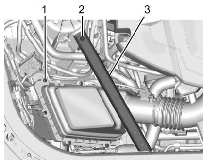 CADILLAC CT6 (2019) - Comment inspector le filtré à air du moteur - 3