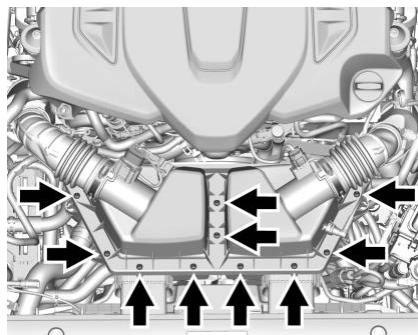 CADILLAC CT6 (2019) - Comment inspector le filtré à air du moteur - 2