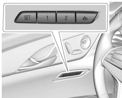 CADILLAC CT6 (2019) - Sièges à mémoire - 1