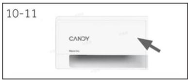 CANDY GDL8N1S - Vider le bac d'eau - 2