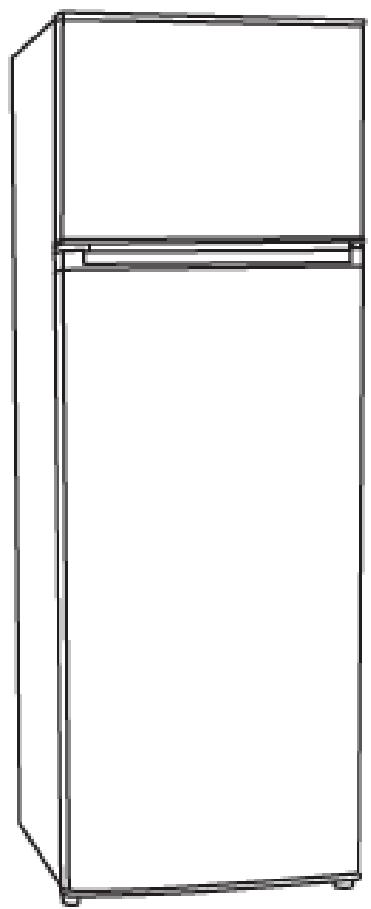 CALIFORNIA CRF206P2S11 - DOORS FRIDGE - 1