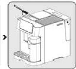 BEKO CEG7304X - Utilisation du compartiment de café pré-moulu - 2