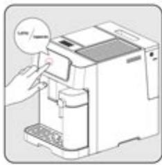 BEKO CEG7304X - Préparation du café avec du lait - 6