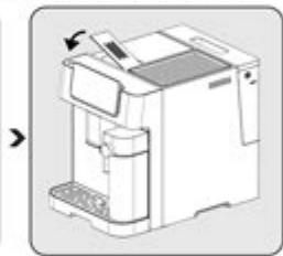 BEKO CEG7304X - Utilisation du compartiment de café pré-moulu - 3