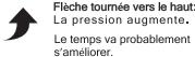 LA CROSSE TECHNOLOGY WS6822BLAB - Flèche de tendance météo - 1