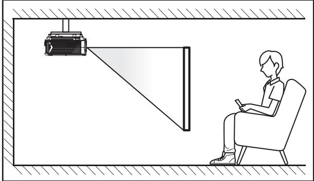 OPTOMA UHZ68LV - Installation du projecteur - 4