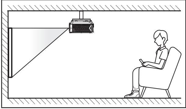 OPTOMA UHZ68LV - Installation du projecteur - 2
