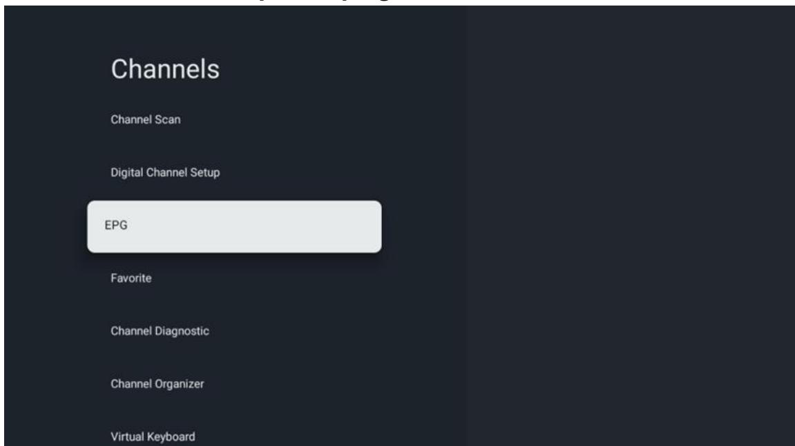THOMSON 55UG5C14 - Guide électronique des programmes (EPG) - 1