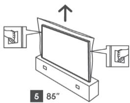 THOMSON 55UG5C14 - Modèles avec pieds latéaux - 9