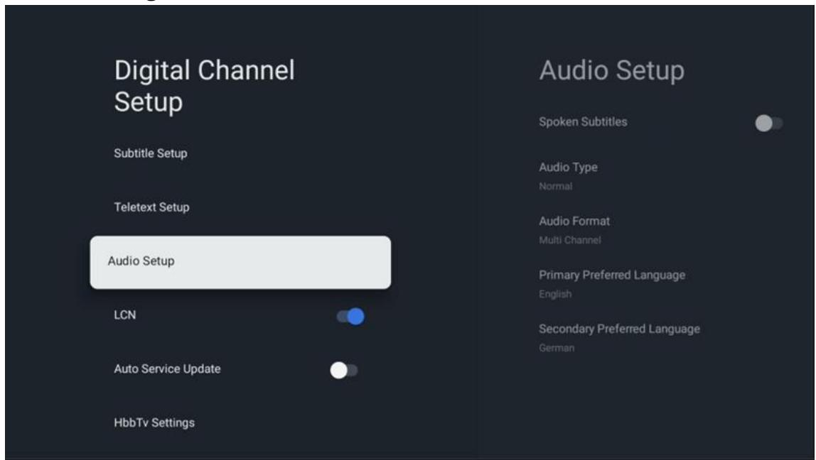 THOMSON 55UG5C14 - Configuration audio - 1