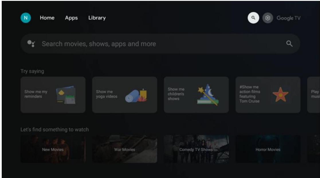 THOMSON 55UG5C14 - Recherche sur Google TV - 1