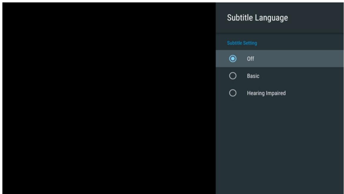 THOMSON 55UG5C14 - Langue des sous-titres - 2