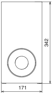 DENON DHTS316 - Dimensions (Unité : mm) - 1