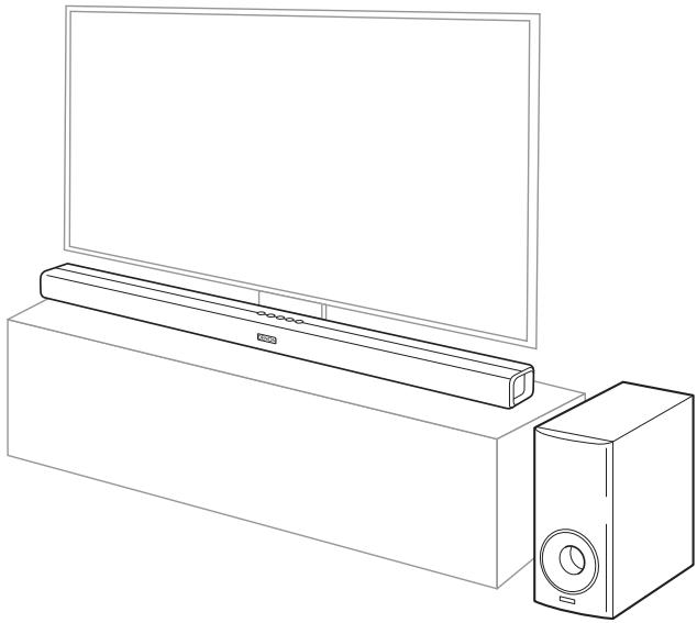 DENON DHTS316 - Positionnement du subwoofer - 1