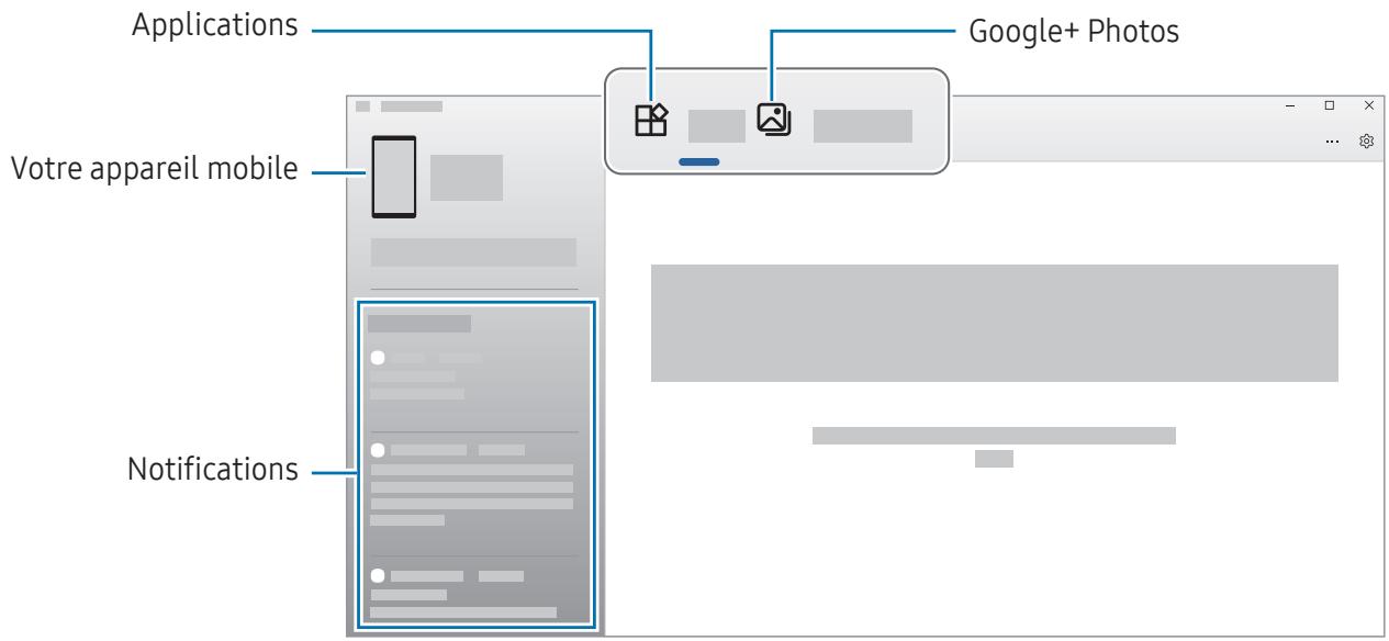 SAMSUNG SMX916B - Acceder aux données et notifications de votre apparéil mobile sur l'ordinateur - 1