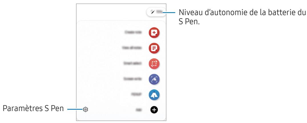 SAMSUNG SMX810 - (Démarrer directement les fonctions du S Pen et les applications) - 2