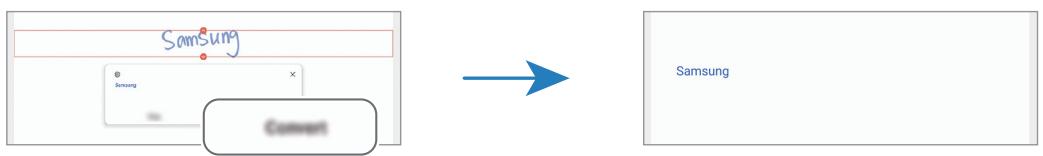 SAMSUNG SMX716B - Convertir du texte manuscrit en texte dactylographié - 1