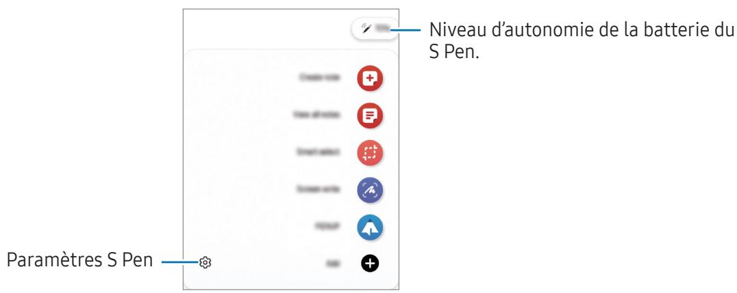 SAMSUNG SMX716B - (Démarrer directement les fonctions du s pen et les applications) - 2