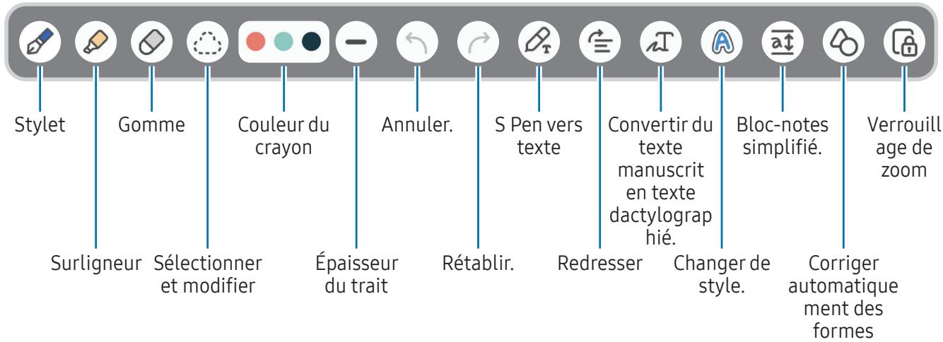 SAMSUNG SMX710 - Rédiger des notes en mode manuscrit - 1