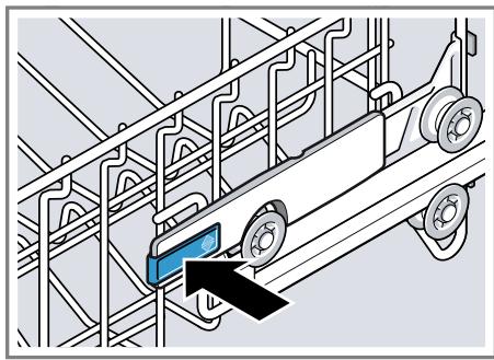 BOSCH SMV4HVX14E - Ajuster le panier à vaisselle supérieur avec les leviers lateraux - 1
