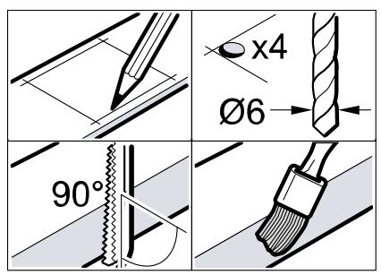 BOSCH PKF645BB2H - Préparation du meuble - 2
