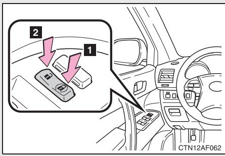 TOYOTA Highlander (2009) - Commande de verrouillage centralisé des portes - 1