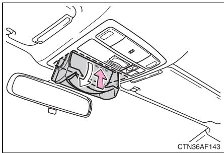 TOYOTA Highlander (2009) - Console de pavillon - 1