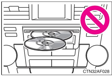 TOYOTA Highlander (2009) - Precautions d'utilisation du lecteur de CD - 1