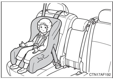 TOYOTA Highlander (2009) - Les types de sièges de sécurité infant - 2