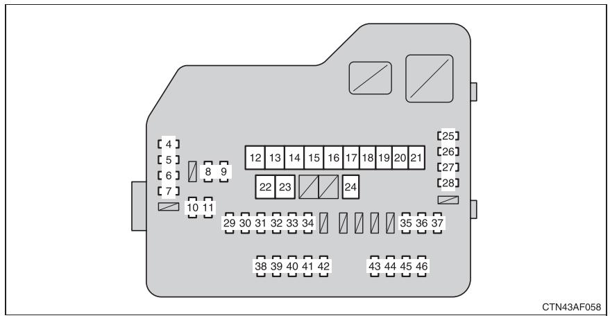 TOYOTA Highlander (2009) - Compartment moteur - 2