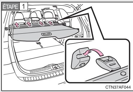 TOYOTA Highlander (2009) - - Cache-bagages (vehicules épispés d'un cache-bagages) - 1