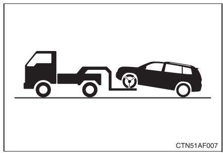 TOYOTA Highlander (2009) - Remorquage avec une dépanneuse à paniers - 1