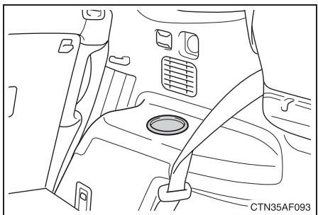 TOYOTA Highlander (2009) - Arrière (vehicules avec sièges de la troisième rangée) - 1
