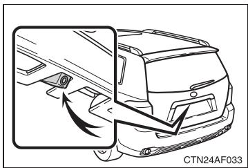 TOYOTA Highlander (2009) - Caméra du système de rétrovision sur écran - 1