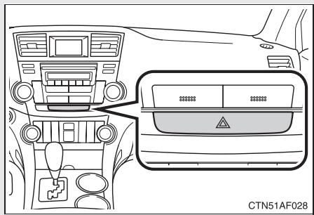 TOYOTA Highlander (2009) - 5-2. Mesures à prendre en cas d'urgence - 1